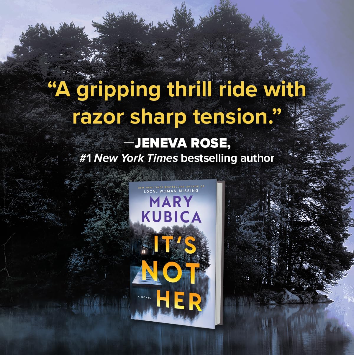 It's Not Her: A Twisty Thriller about Two Families and a Chilling Lake Resort