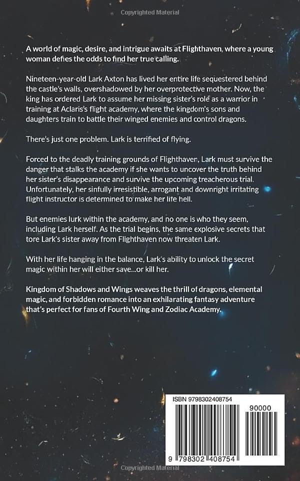 Kingdom of Shadows and Wings (Dragons of Tirene)