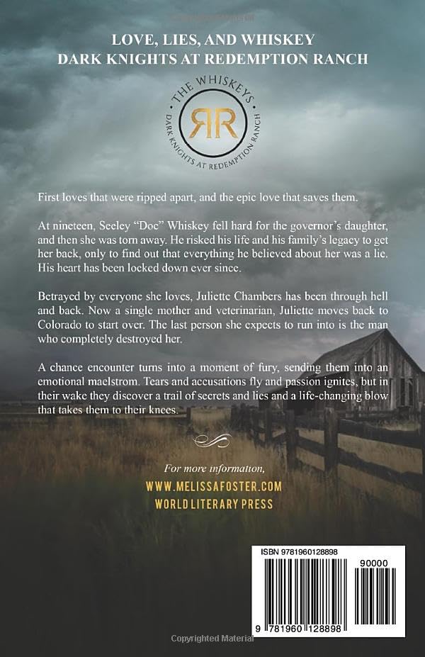 Love, Lies, and Whiskey: Doc Whiskey (The Whiskeys: Dark Knights at Redemption Ranch) Paperback By Melissa Foster