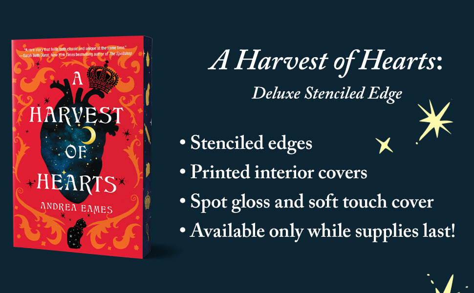 A Harvest of Hearts: Deluxe Stenciled Edges