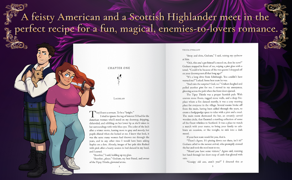 Wild Scottish Knight (The Enchanted Highlands) By Tricia O'Malley