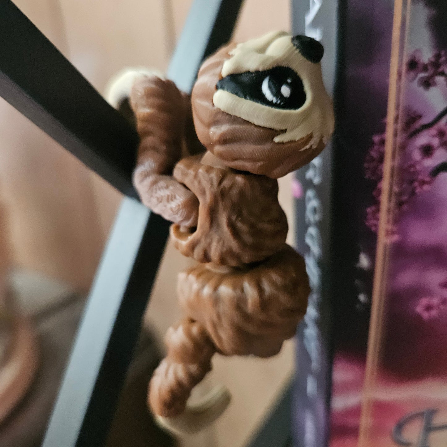 3D Printed Sloth Figure | Flexible Articulated Animal Toy | 6” Posable Sloth