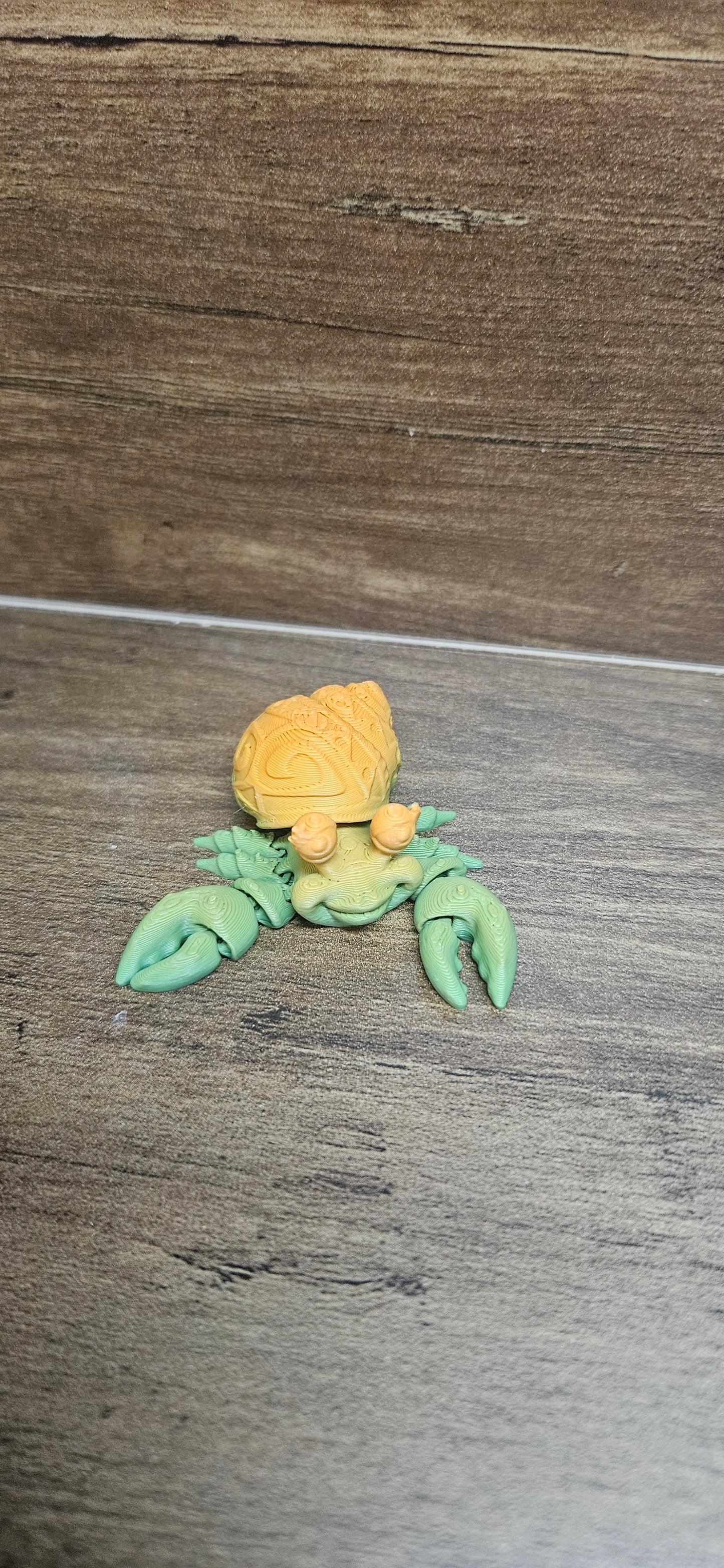 3D Printed Articulated Crab | Cute Mini Posable Crab Toy | Desk Fidget & Shelf Decor