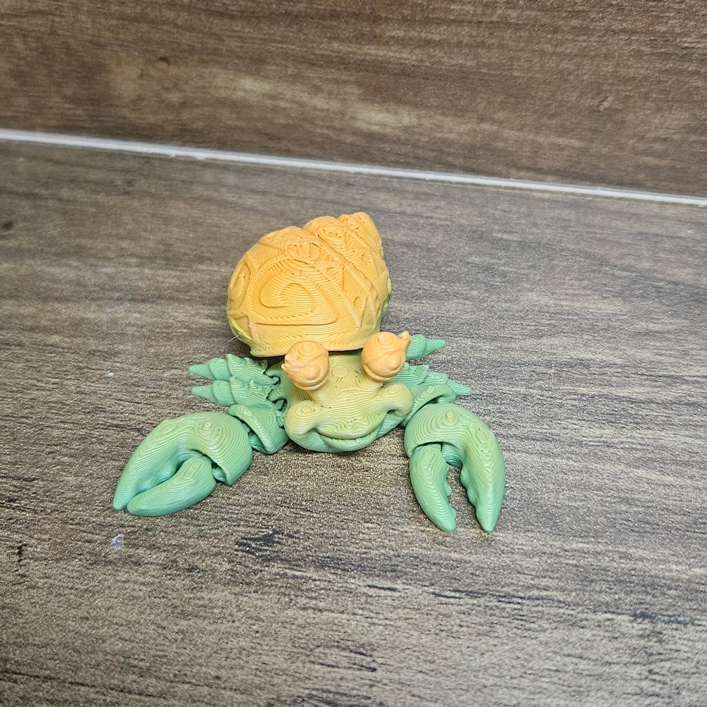 3D Printed Articulated Crab | Cute Mini Posable Crab Toy | Desk Fidget & Shelf Decor