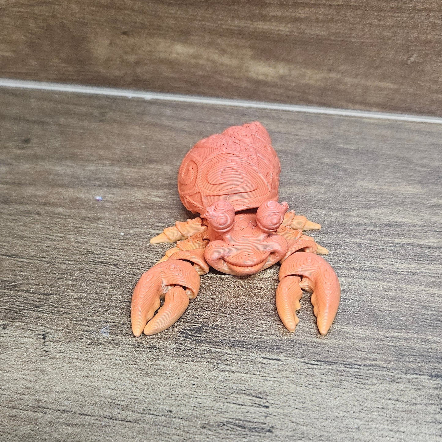 3D Printed Articulated Crab | Cute Mini Posable Crab Toy | Desk Fidget & Shelf Decor