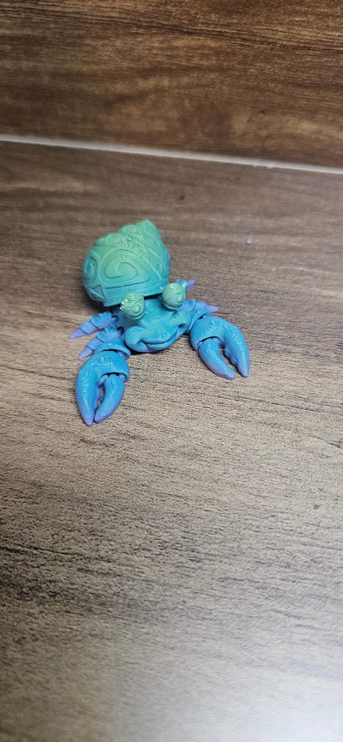 3D Printed Articulated Crab | Cute Mini Posable Crab Toy | Desk Fidget & Shelf Decor