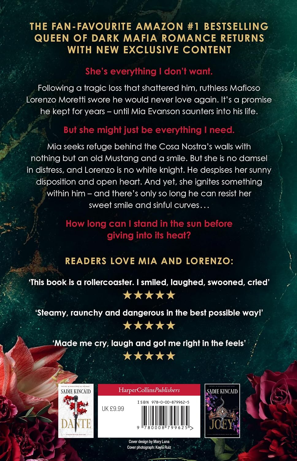 Lorenzo: A Grumpy / Sunshine Dark Mafia Romance Novel (Chicago Ruthless, 3)