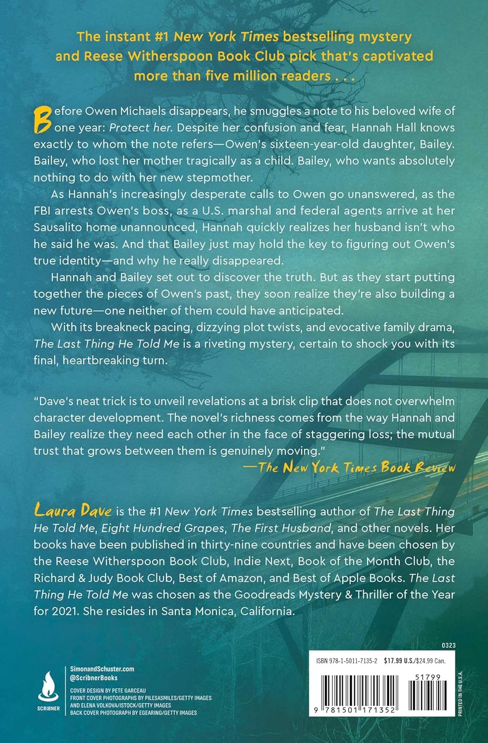 The Last Thing He Told Me: A Reese Witherspoon Book Club Pick